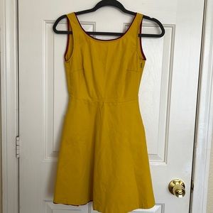 Mustard Yellow Zara A-Line Dress